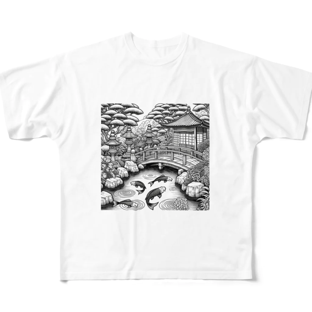 okinawa-okinawa-okinawaの浮世絵２ All-Over Print T-Shirt