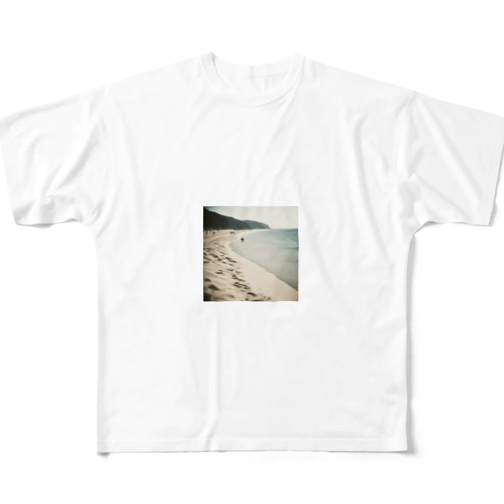 テフラんずのサマービーチ All-Over Print T-Shirt