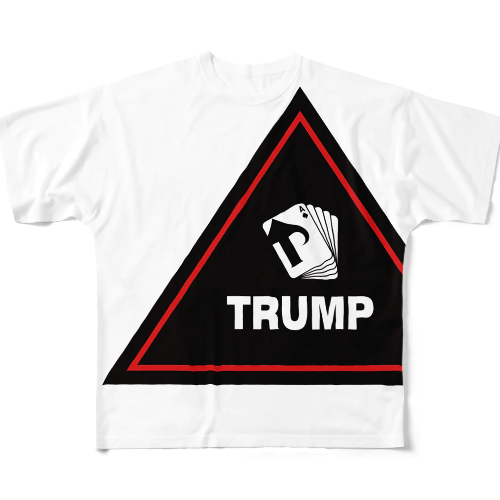 TRUMPのTRUMPマーカー フルグラフィックTシャツ