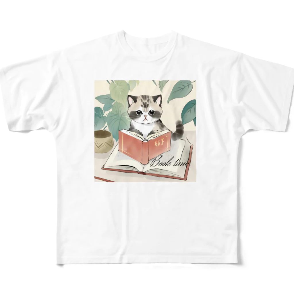 AmoriのBook time All-Over Print T-Shirt
