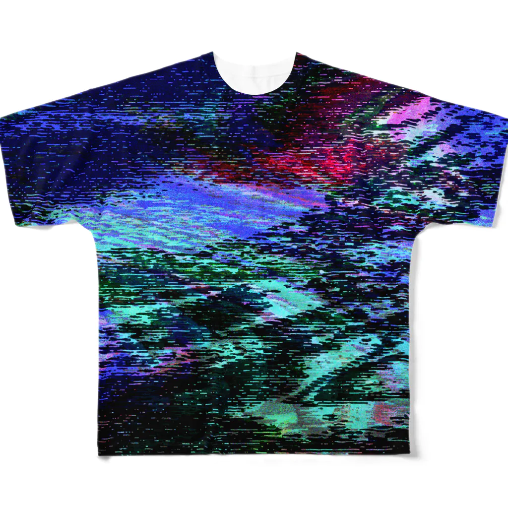 水草の星雲 All-Over Print T-Shirt