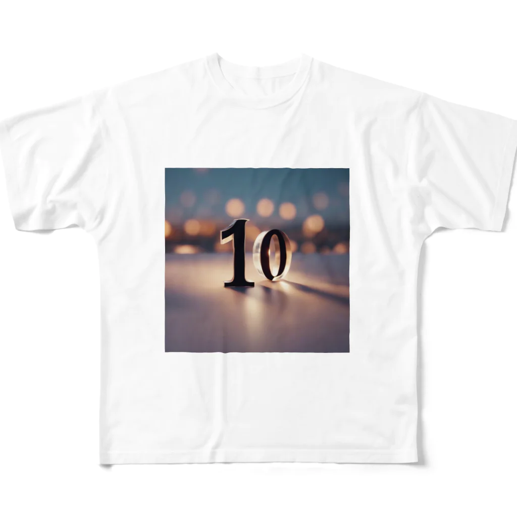 DISNの１０ フルグラフィックTシャツ