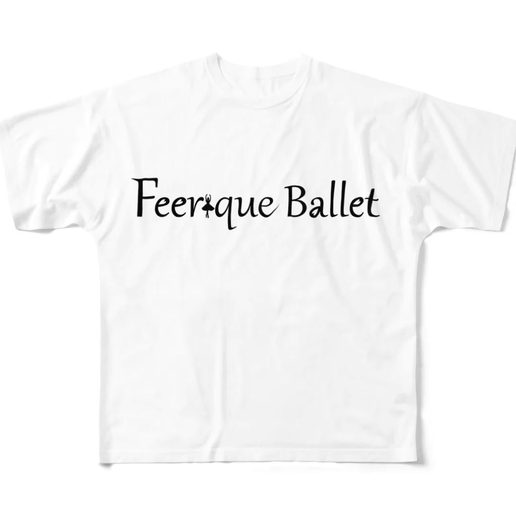 feerique balletのFeerique ballet フルグラフィックTシャツ