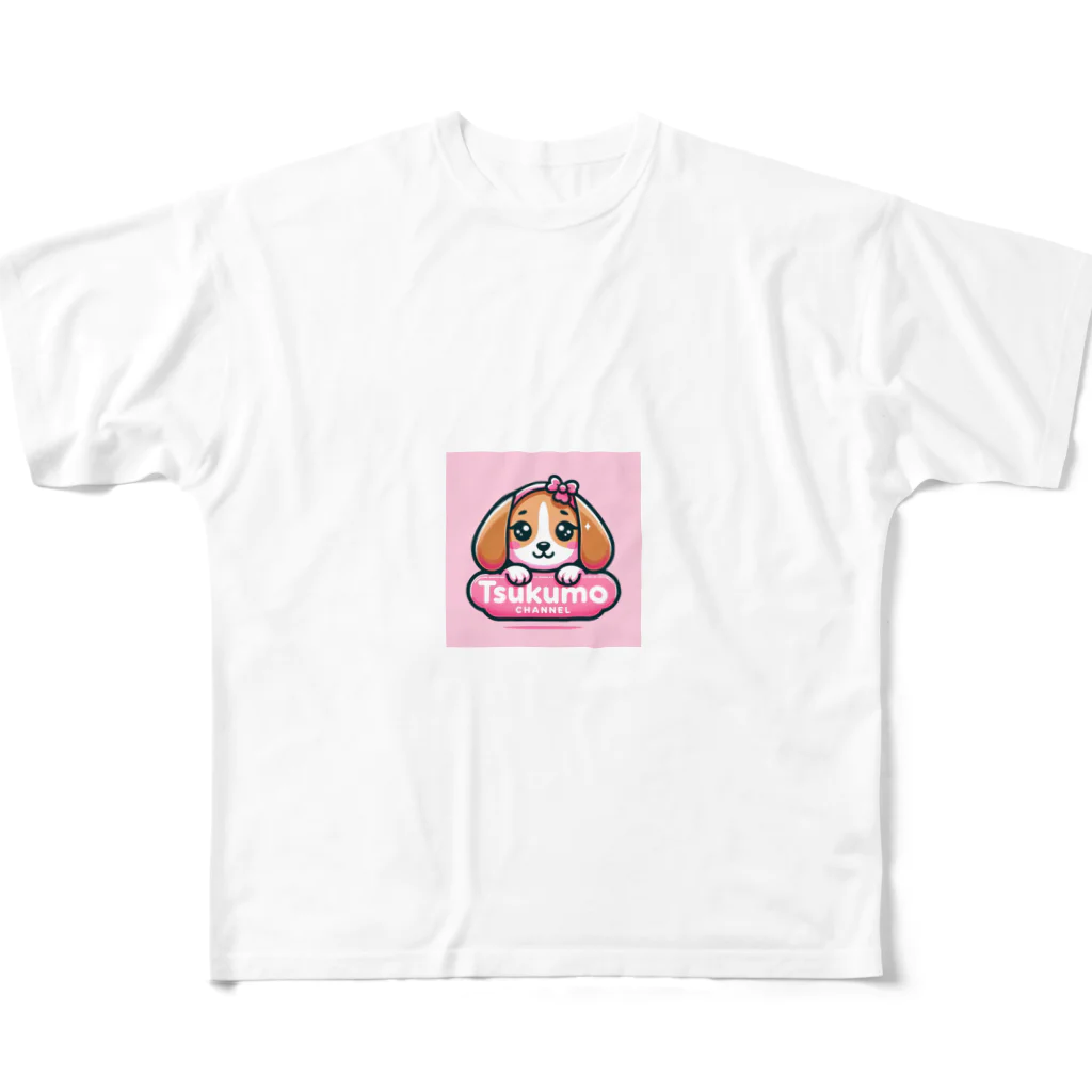 TUKUMOのビーグル犬　つくも All-Over Print T-Shirt