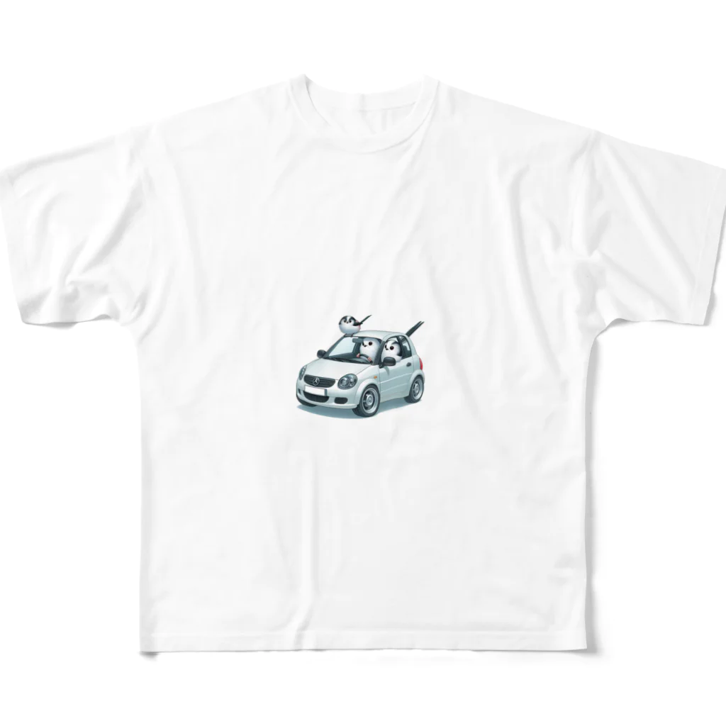 YoChan_hokkaidoのかわいいシマエナガ All-Over Print T-Shirt
