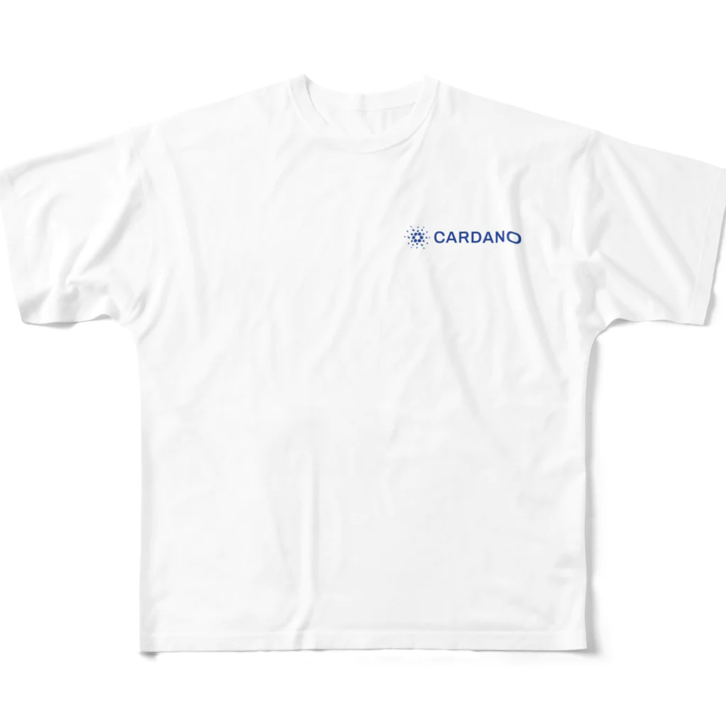 Cardano ADAのCardano(カルダノ)  ADA All-Over Print T-Shirt