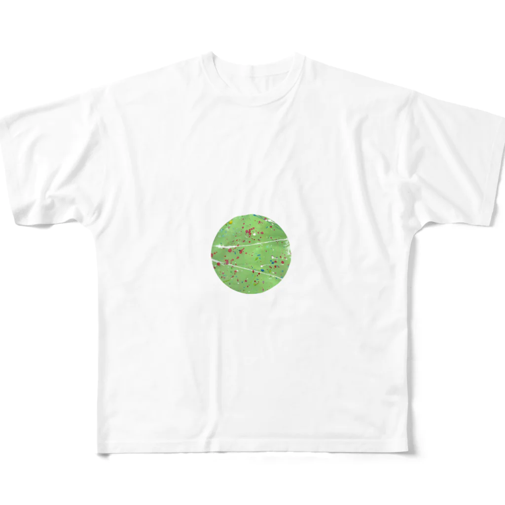 HANArtistの「KIMOCHI」若きアーティストHANA作 All-Over Print T-Shirt