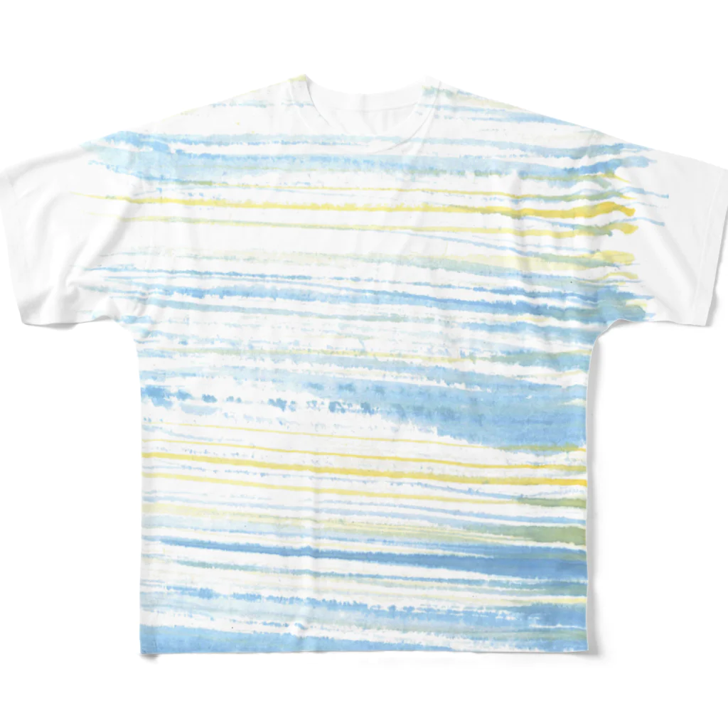 HANArtistの「KAZE」若きアーティストHANA作 All-Over Print T-Shirt