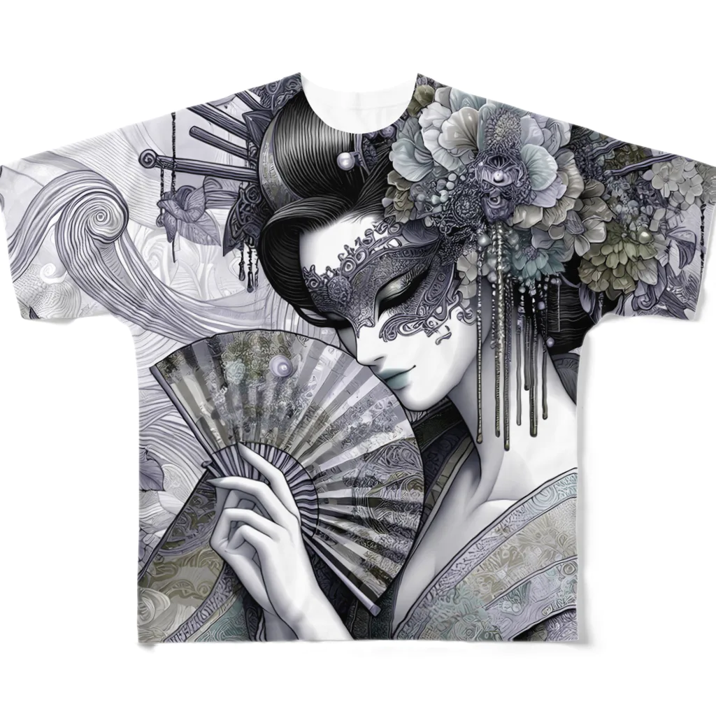 Moichi Designs Shop-2023の仮面舞踏会 フルグラフィックTシャツ