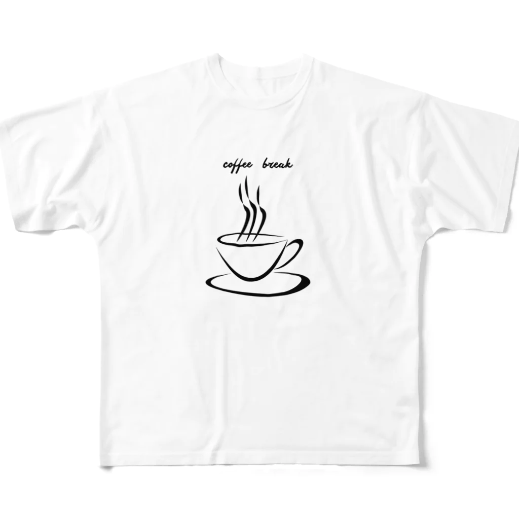 KIILOのコーヒーブレイク フルグラフィックTシャツ