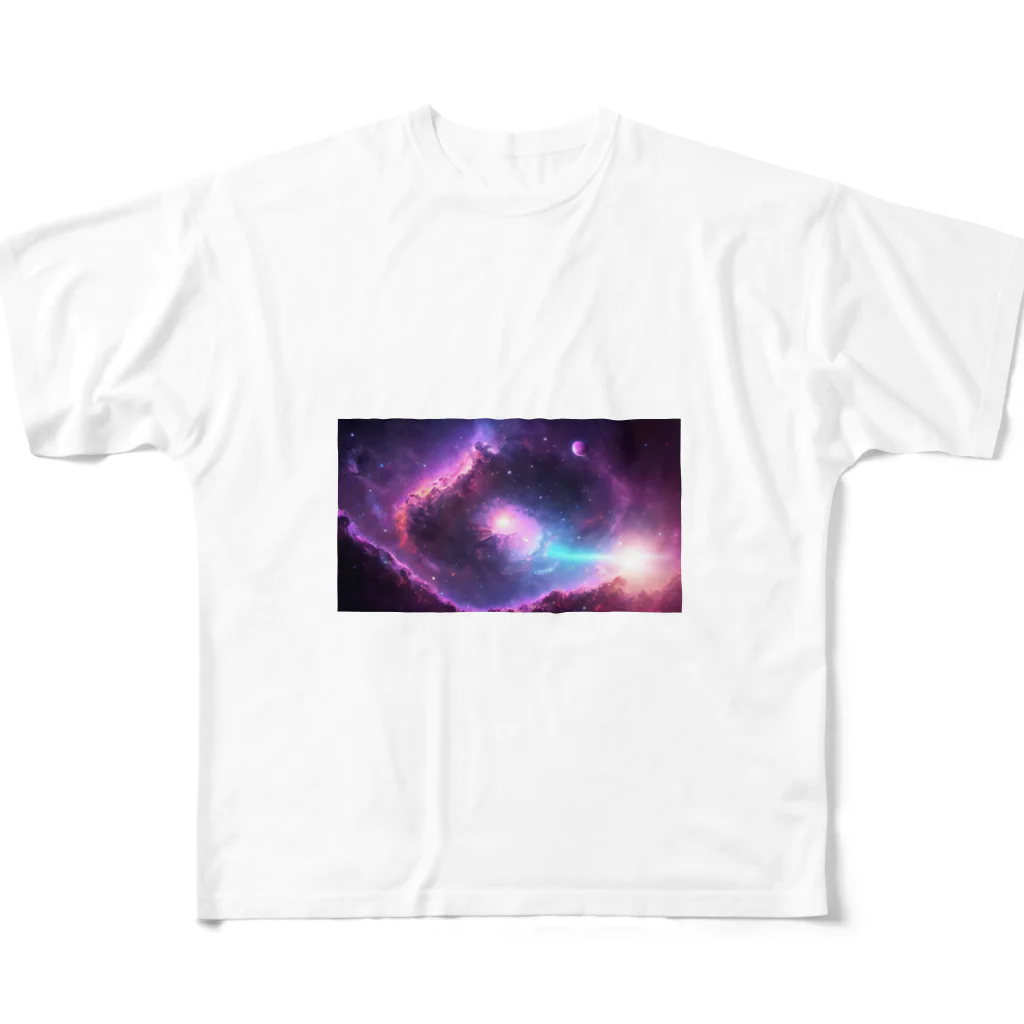 Indoor-yaの宇宙 All-Over Print T-Shirt