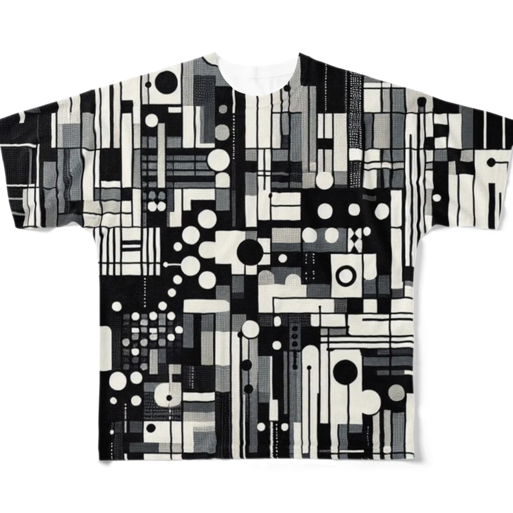 Kenneth Kondovicのジオメトリックハーモニー All-Over Print T-Shirt