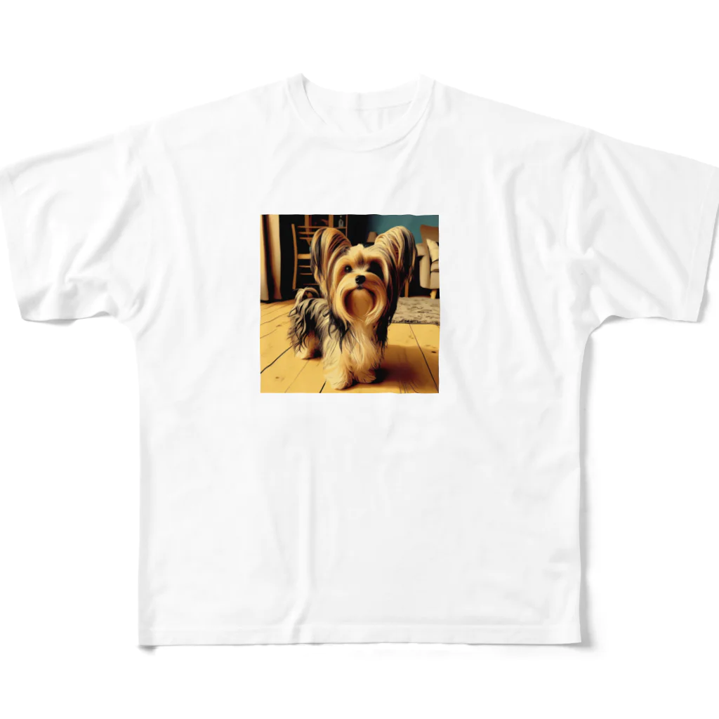 Dog Selectionの惹かれる！可愛さ満点のヨーキーアイテム All-Over Print T-Shirt