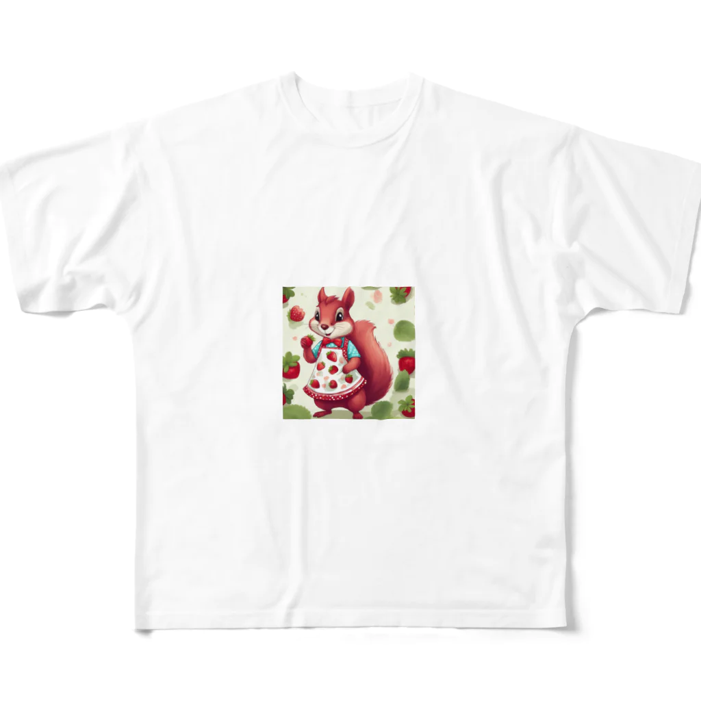 mari0909の可愛らしいシマリス All-Over Print T-Shirt