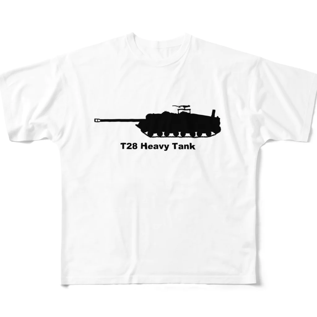 puikkoのT28重戦車 フルグラフィックTシャツ