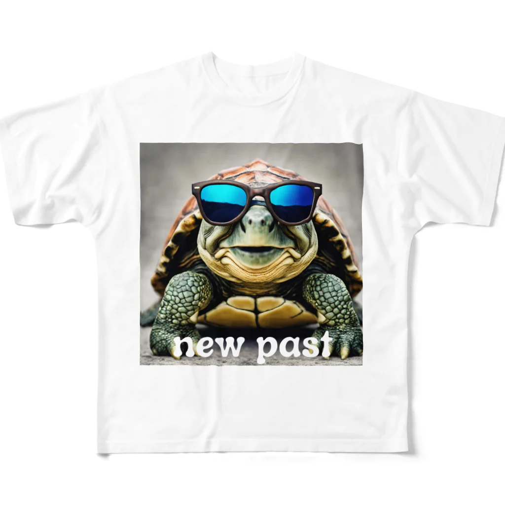 inforpeのinforpeオリジナル【new past】 フルグラフィックTシャツ