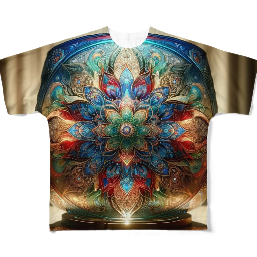 Bumps Design CollectionのColmoline９　フルグラフィック All-Over Print T-Shirt
