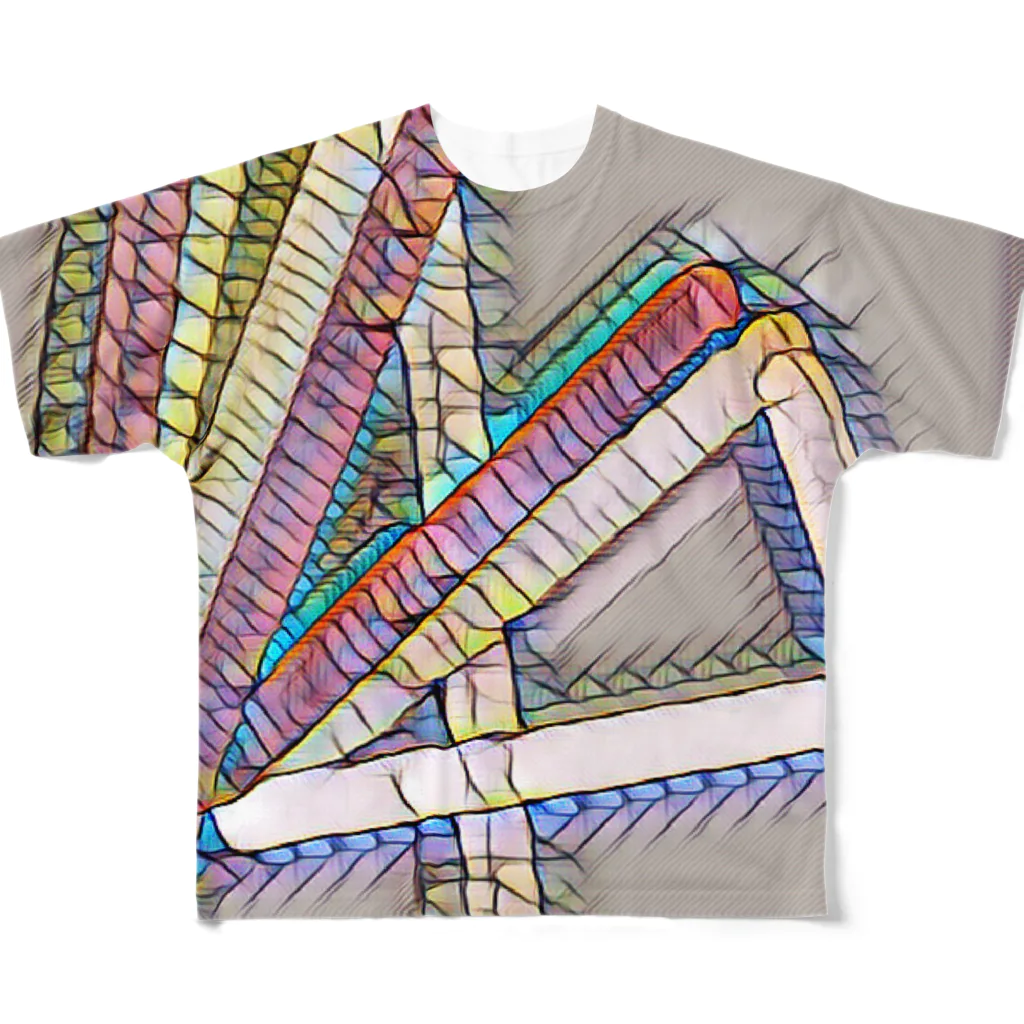 NaROOMの【Abstract Design】No title - Mosaic🤭 フルグラフィックTシャツ