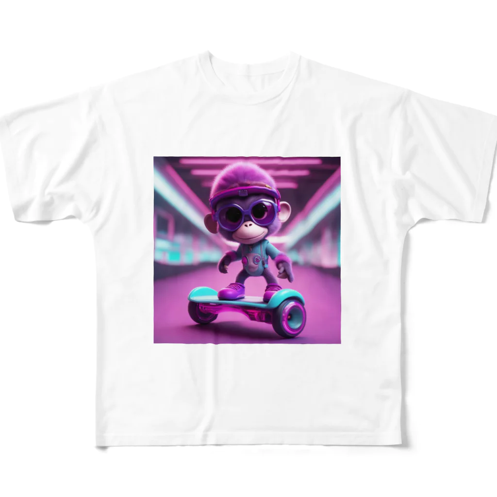 TEPchanのサイバーえもんくん All-Over Print T-Shirt