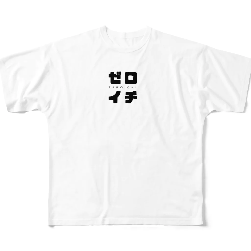 takecooのゼロイチ All-Over Print T-Shirt