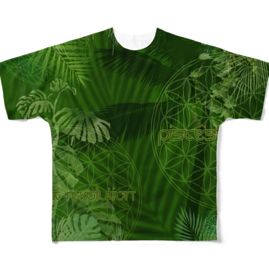 Aimurist のVP DAUN DAUN フルグラフィックTシャツ