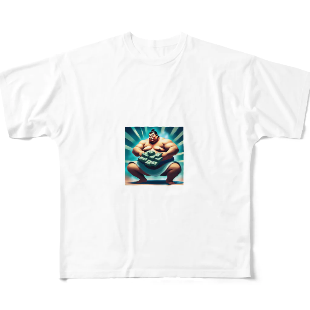 Toshiyuki0403の関取現金（席取り厳禁） All-Over Print T-Shirt