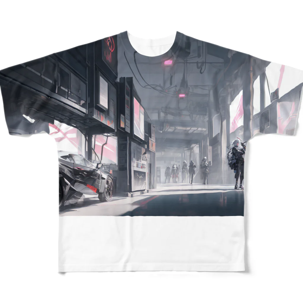 jojojojo777のFuture mole All-Over Print T-Shirt