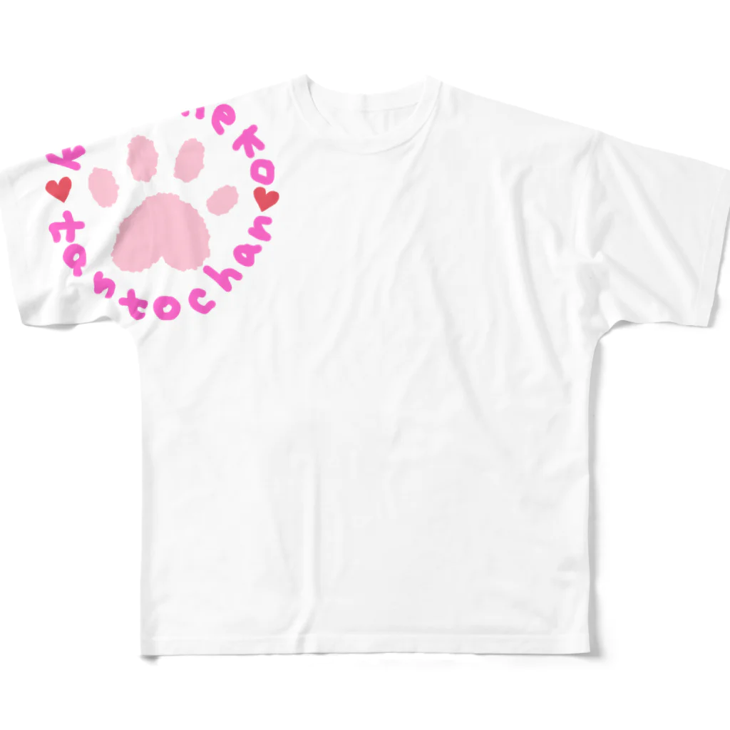 黒猫たんとちゃんの黒猫たんとちゃん All-Over Print T-Shirt