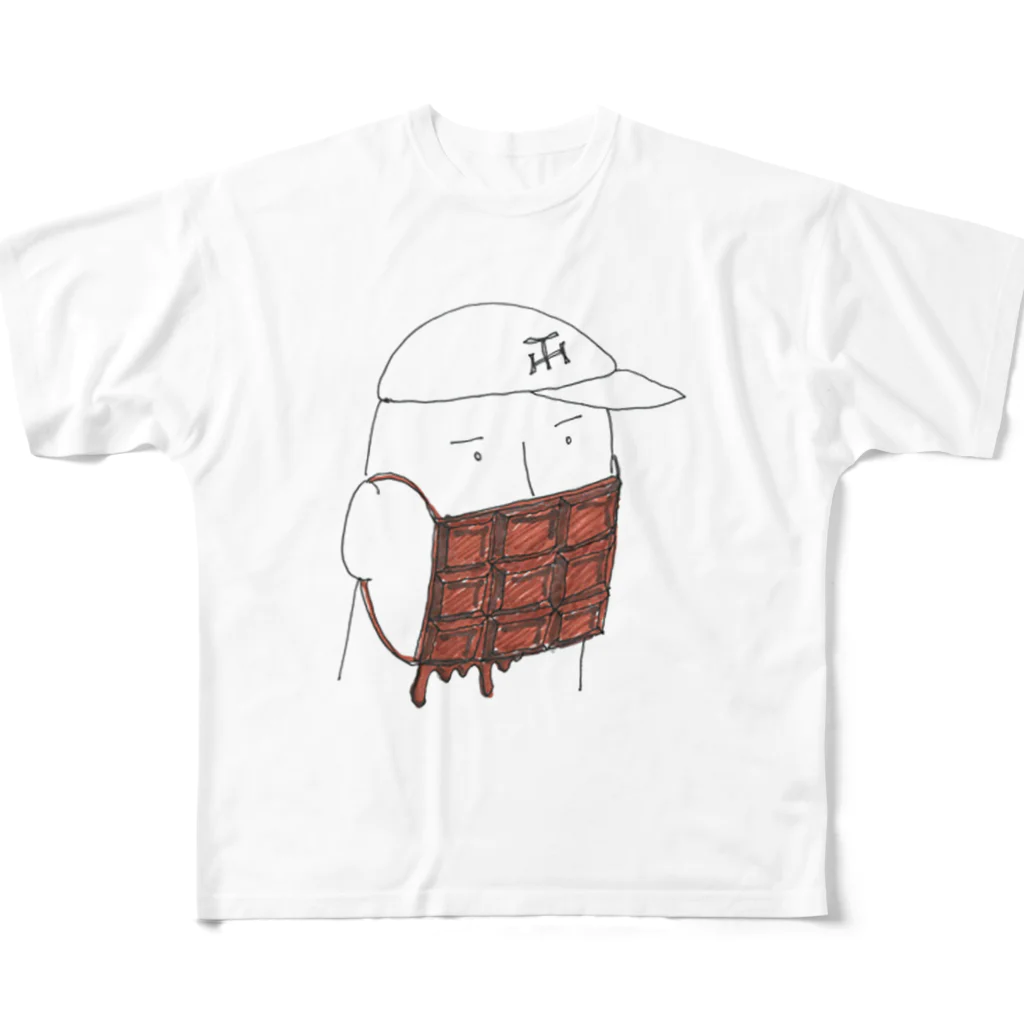 The Innovation ShopのチョコマスクBOY フルグラフィックTシャツ