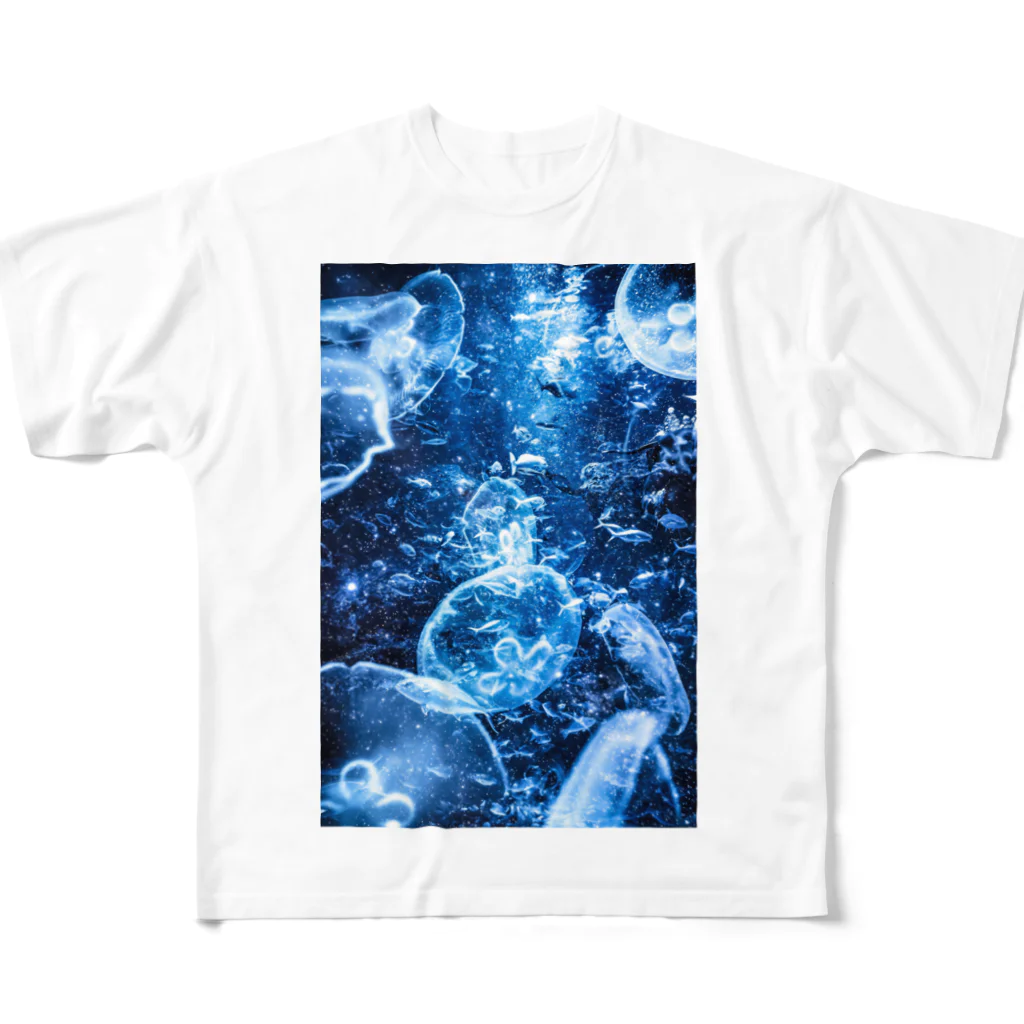 ozill5225の海底 フルグラフィックTシャツ