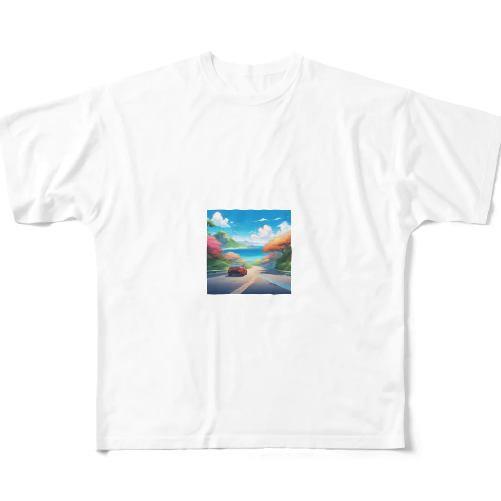 kaiminsapoのウチナー　ドライブ All-Over Print T-Shirt