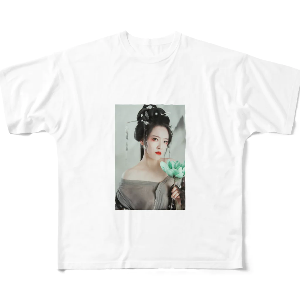 MAYA‘s love shopの中国風美人 フルグラフィックTシャツ