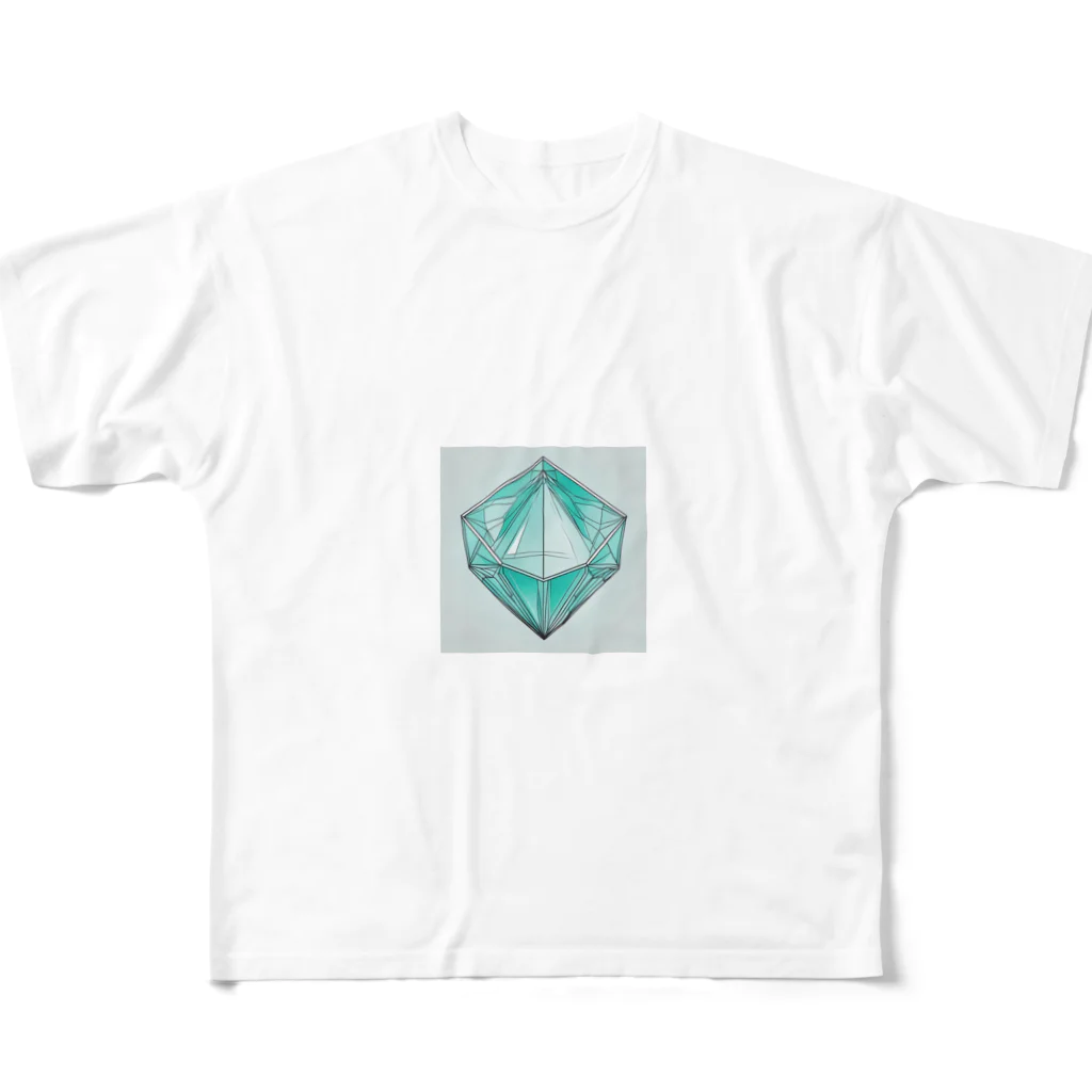 jewel_beのパライバトルマリン All-Over Print T-Shirt