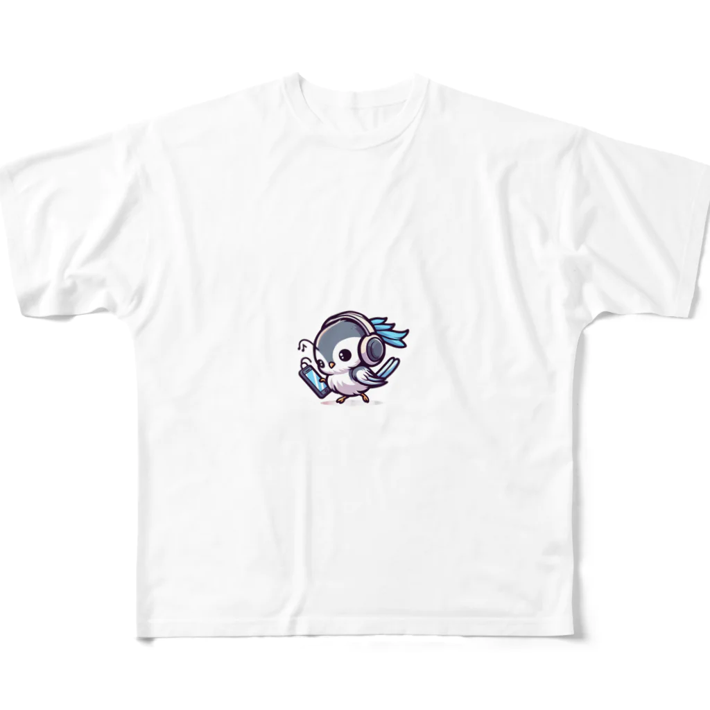 音楽ルー106のシマエナガ All-Over Print T-Shirt