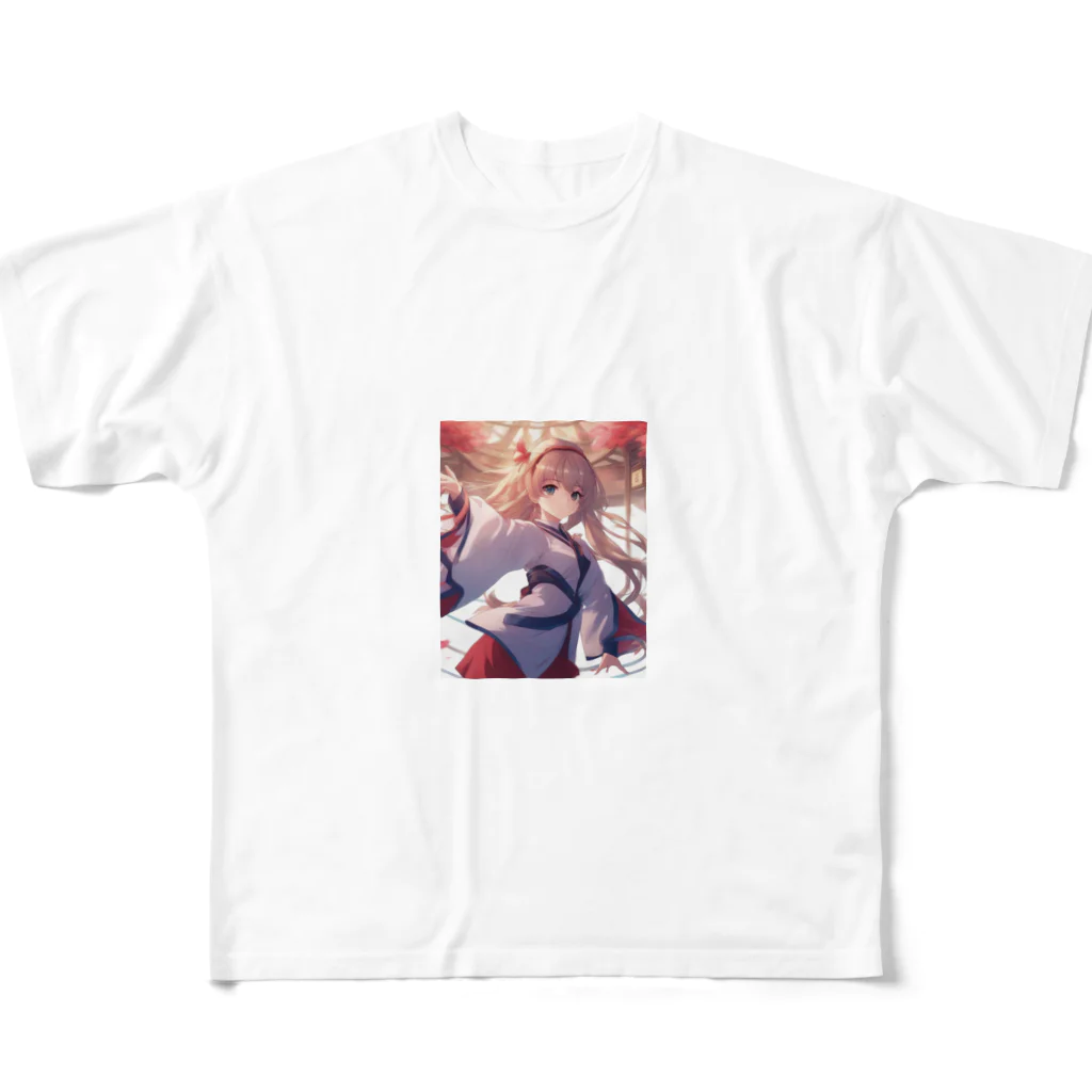 ノートニーの和装アニメ フルグラフィックTシャツ