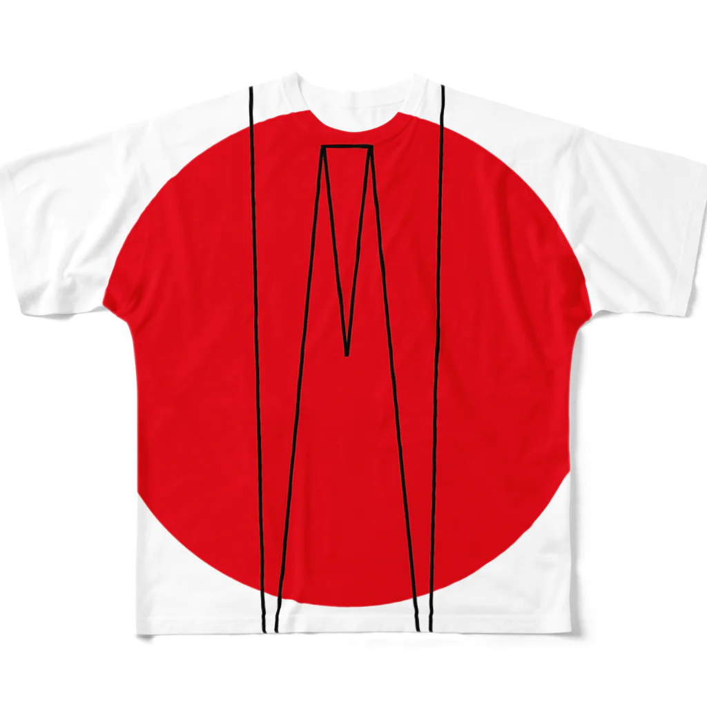 SakuraNaganoのNIPPON-つるあそび04 フルグラフィックTシャツ