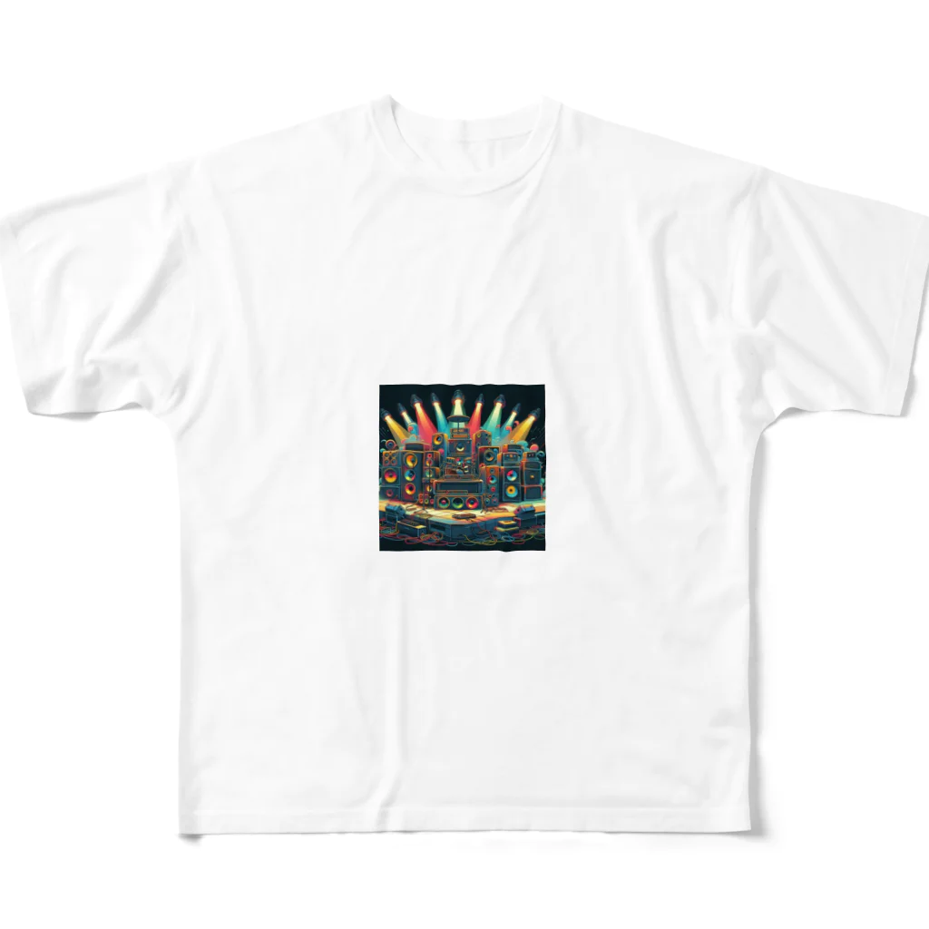 音楽ルー106のサウンドシステム All-Over Print T-Shirt