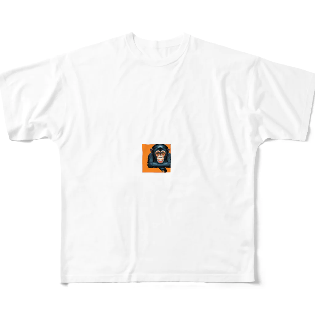gabliel.のチンパンジー All-Over Print T-Shirt