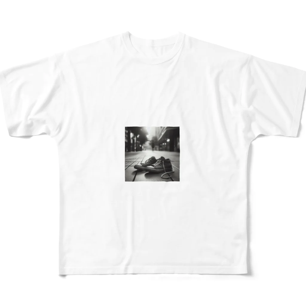 たこ焼きのスニーカーだけ All-Over Print T-Shirt