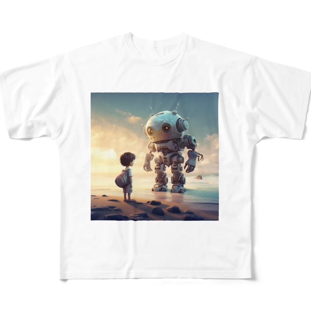 せんたんしのtomodachi All-Over Print T-Shirt