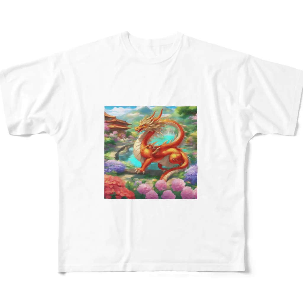 janeiroのDoragon６ フルグラフィックTシャツ