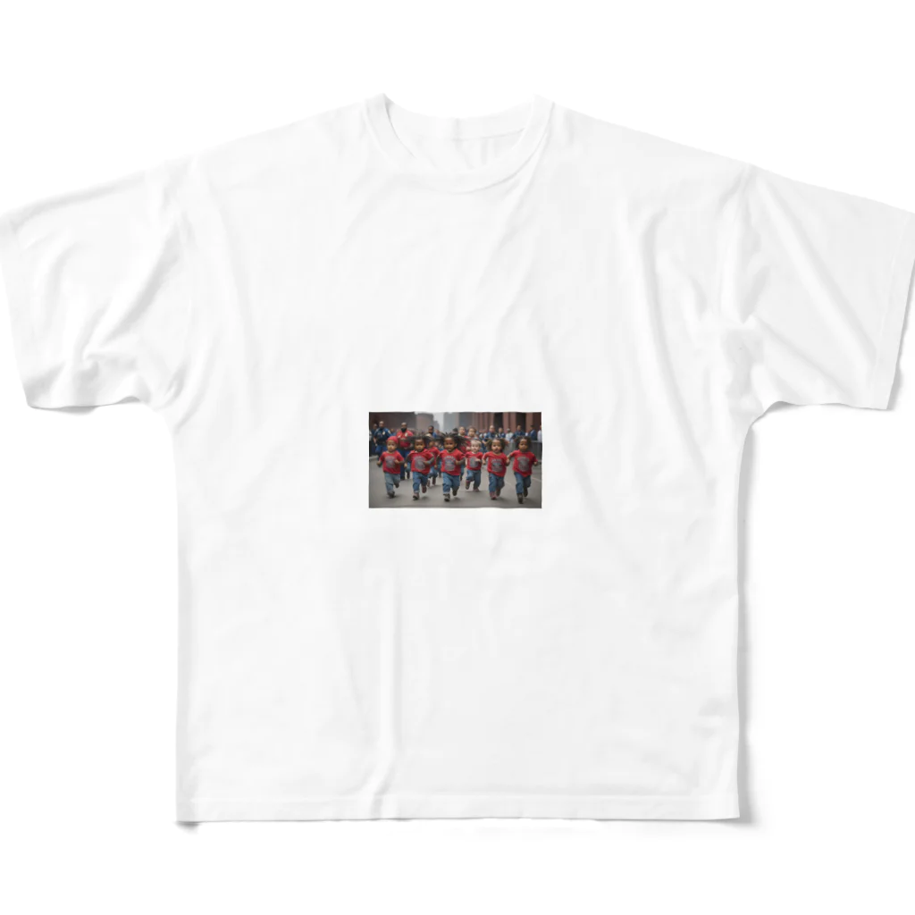 無名のお店の可愛い子供たち All-Over Print T-Shirt