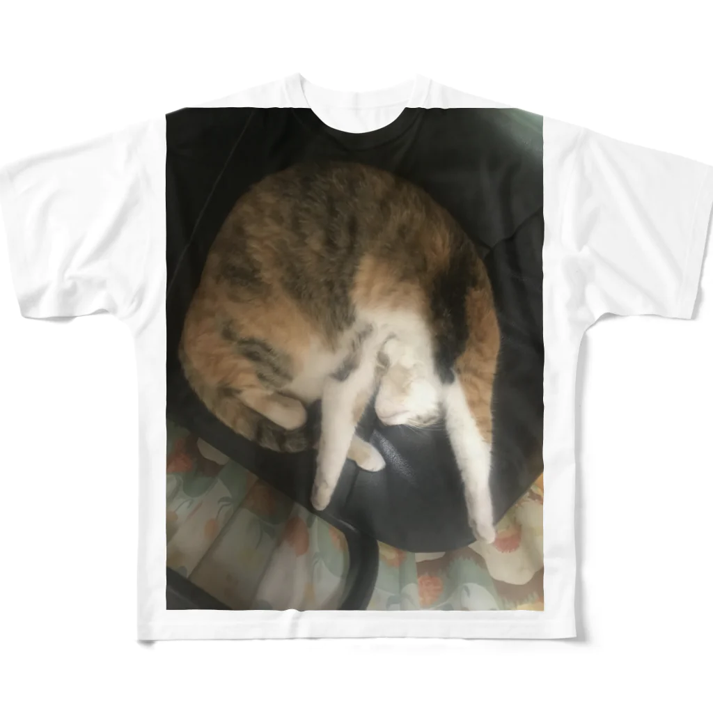 いといとにゃんこショップのばんざいにゃんこ⸜( ' ᵕ ' )⸝ All-Over Print T-Shirt