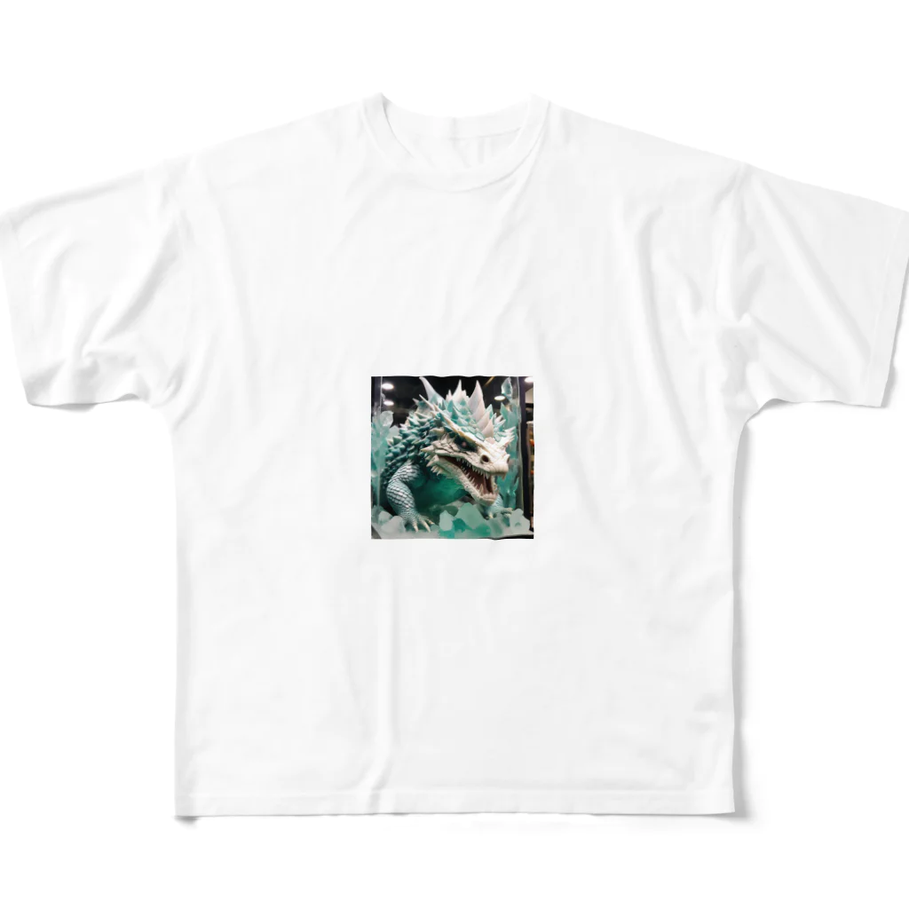 ZeroCreativeのクリスタルアイスバジリスク All-Over Print T-Shirt