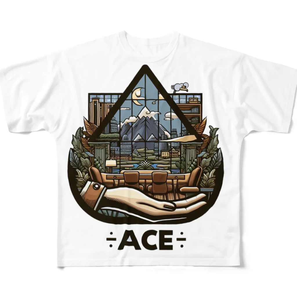 ace interiorのエースインテリアグッズ フルグラフィックTシャツ