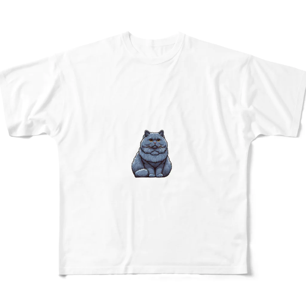 Kawaii あにまるこれくしょんのシャルトリュー【Kawaii】 All-Over Print T-Shirt