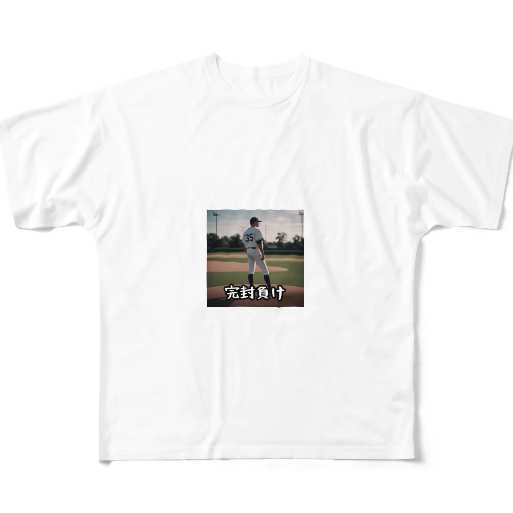 某アニメ風グッズの【完封負け】 All-Over Print T-Shirt