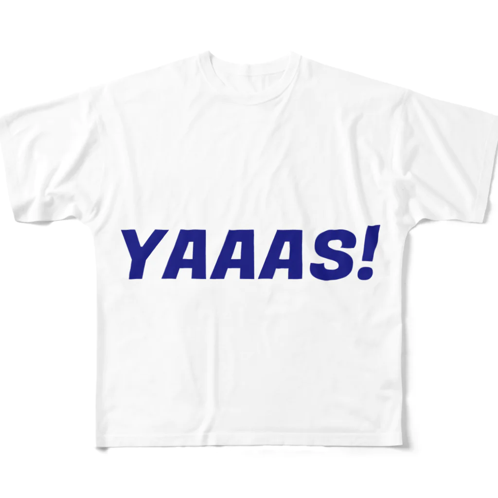 YoShIのYAAAS!/ヤース フルグラフィックTシャツ