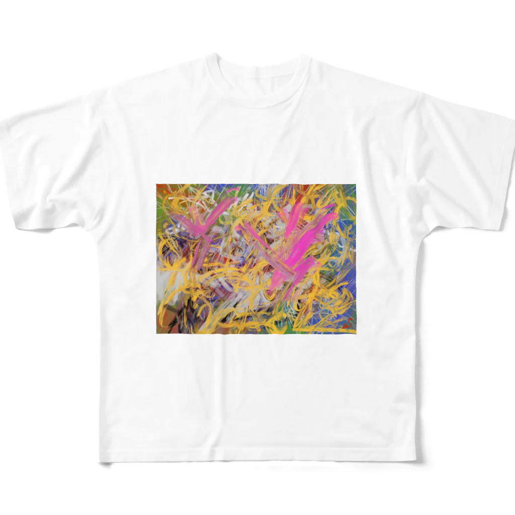 Shinya_Moritaのabstract フルグラフィックTシャツ