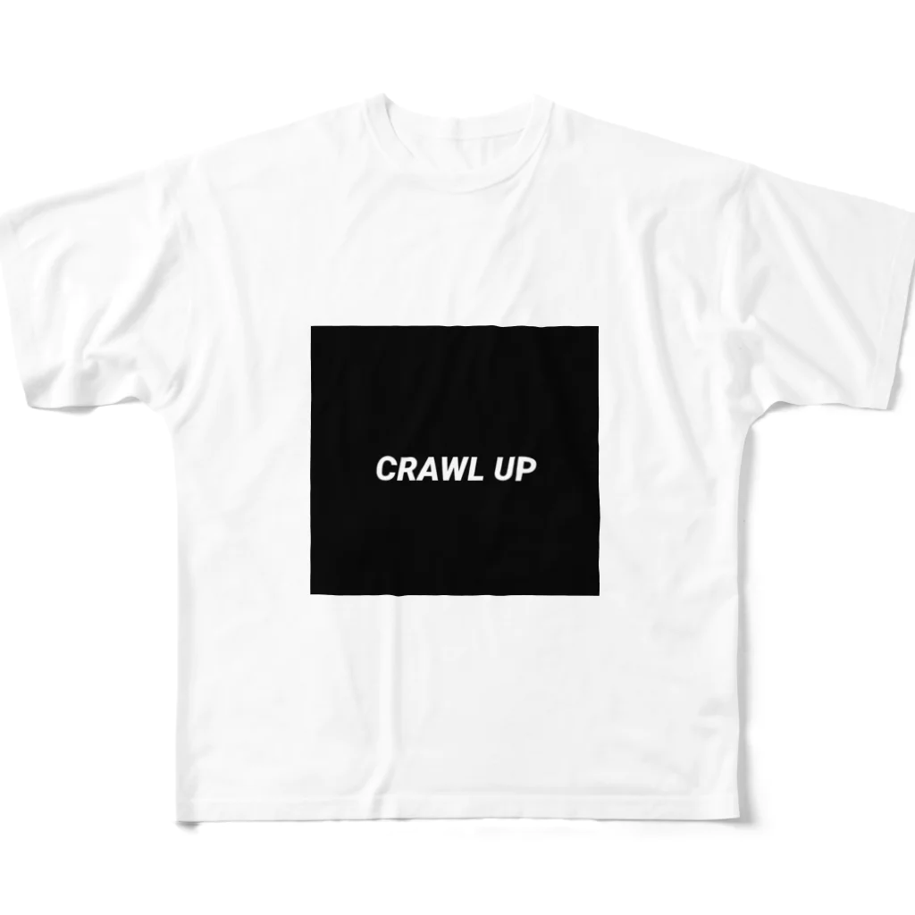 re__zyのCRAWL UP フルグラフィックTシャツ